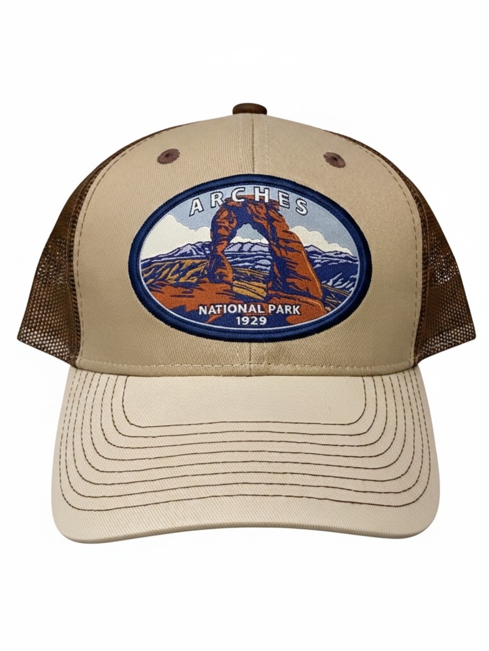 Arches National Park Beige Trucker Hat